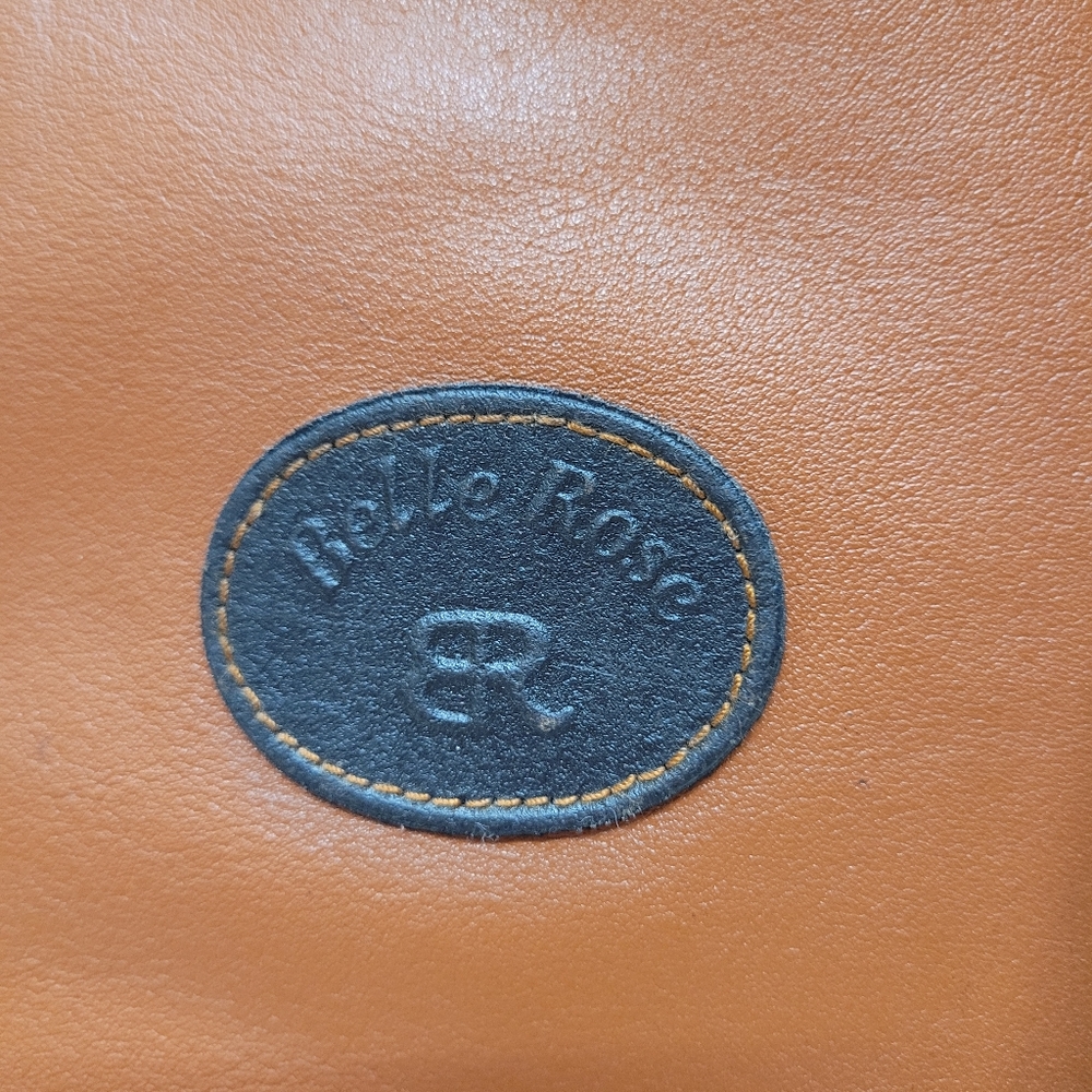 Belle Rose Leather Tote - Picture 9 of 16